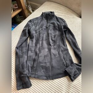Lululemon Define Jacket Black Camouflage